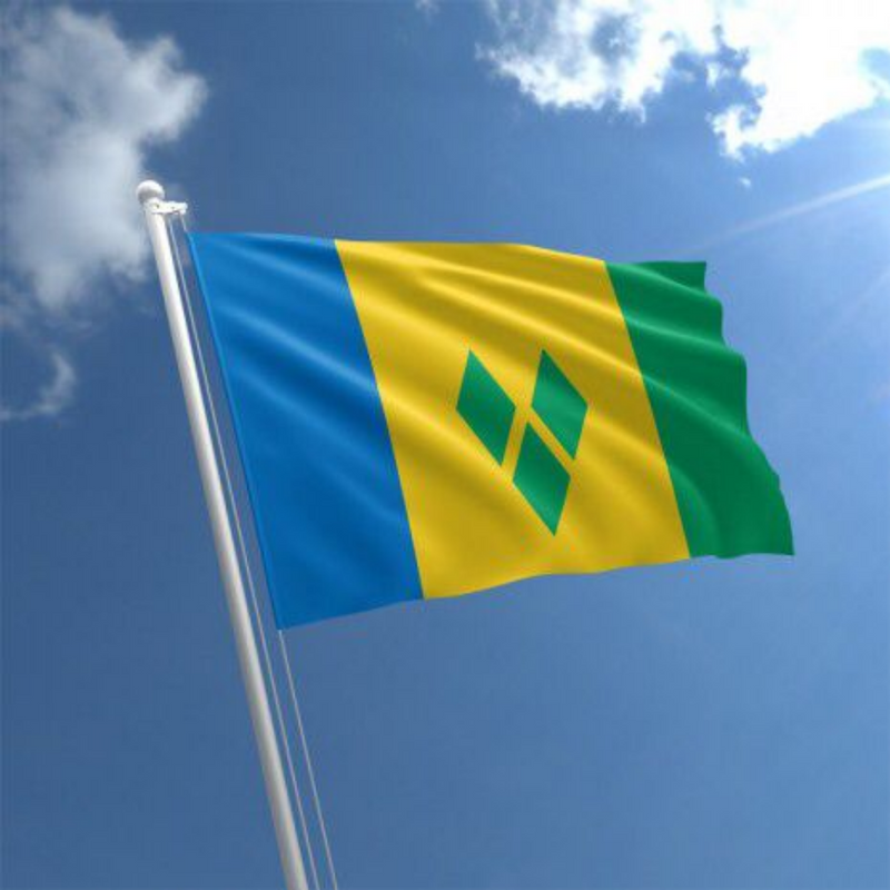 Saint Vincent and the Grenadines Flag, Archipelago National Flags, Polyester Durable 90X150cm