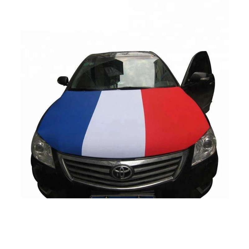 France Car Hood Flag Cover