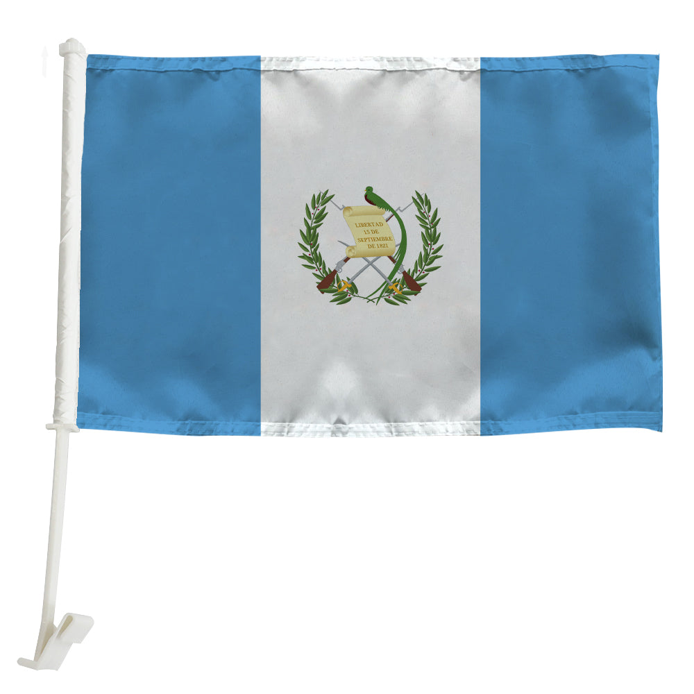 Guatemala Car Window Mounted Flag