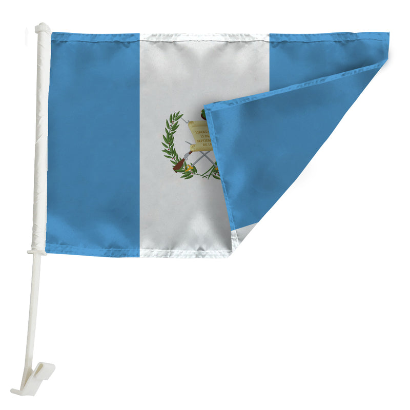 Guatemala Car Window Mounted Flag