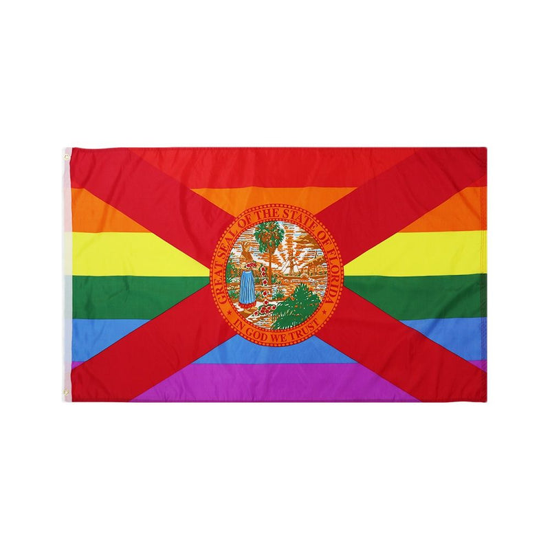 Florida State Rainbow Pride Flag