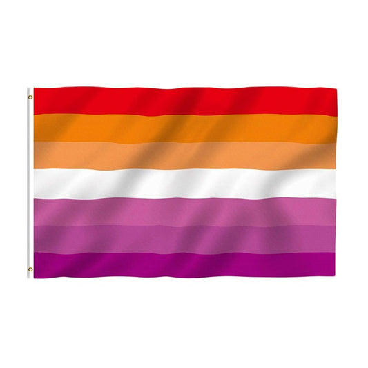 Sunset Lesbian Pride Flag