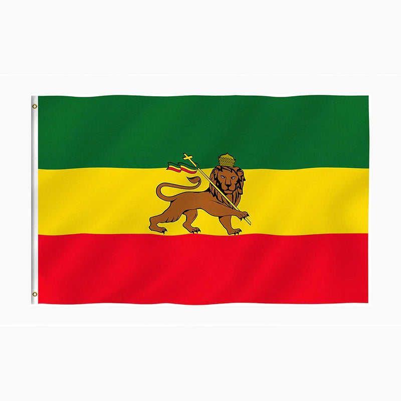 Ethiopian Lion of Judah Flag