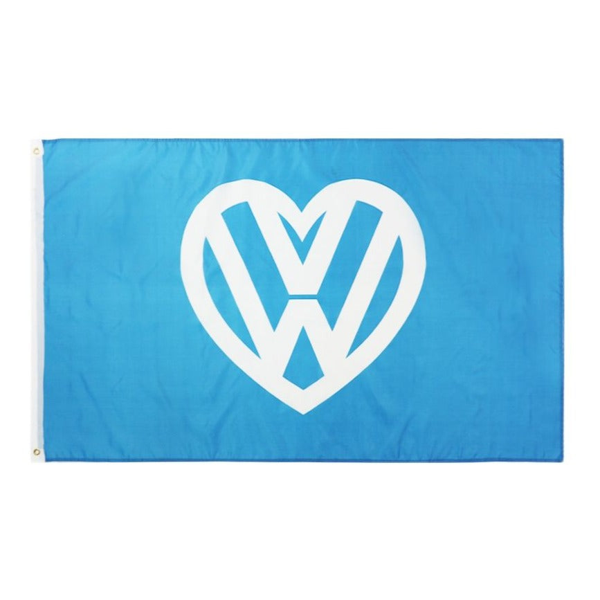 Volkswagen VW Heart Flag