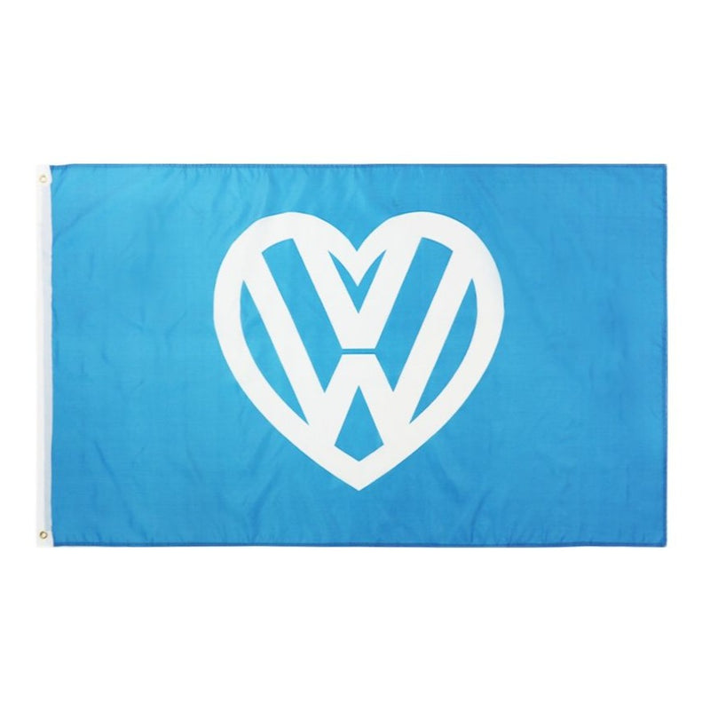 Volkswagen VW Heart Flag