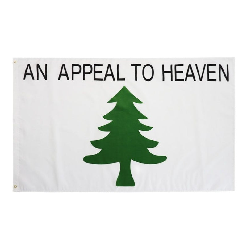 An Appeal to Heaven Flag, Liberty Tree, Polyester Vibrant Colored Sons of Liberty Flag 90X150cm