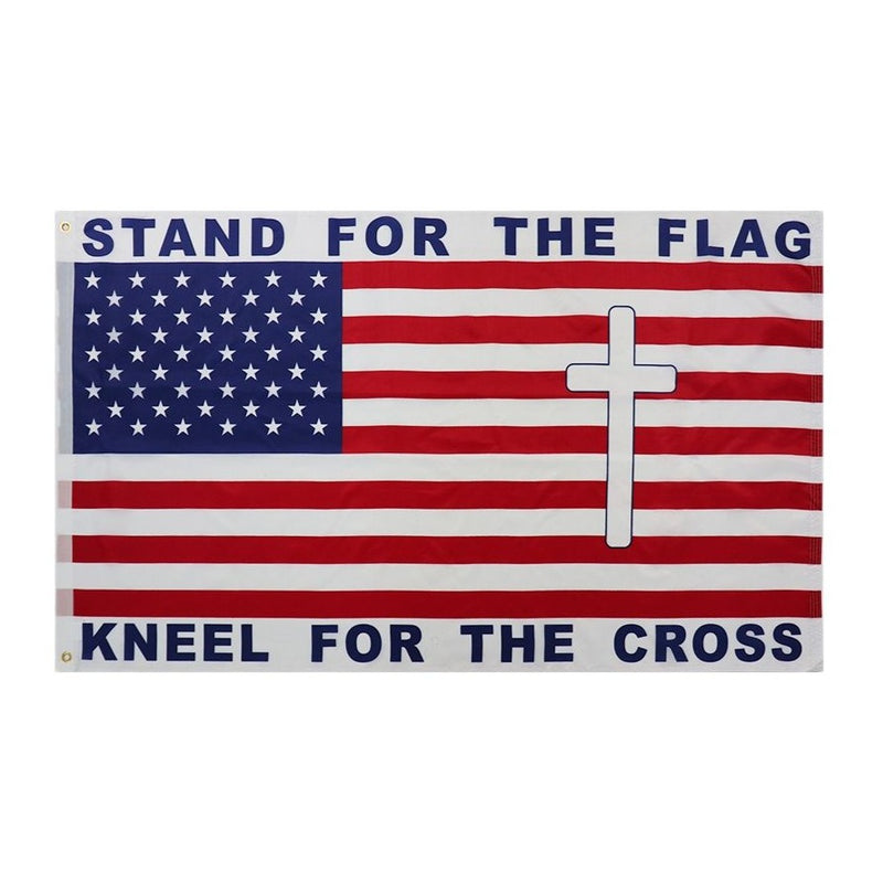 Stand for the Flag Kneel for the Cross Flag