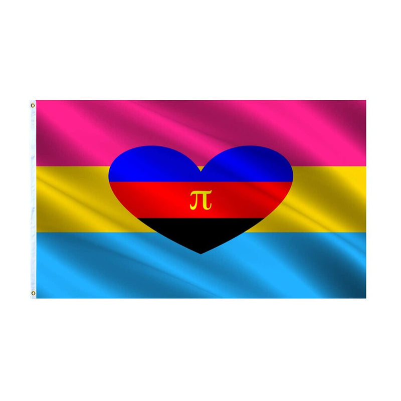 Pansexual Pie Rainbow Pride Flag