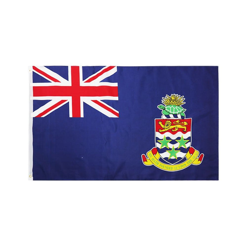 Cayman Icelandic Flag, Country Territory Flags, Polyester Durable Stain Proof Material, 90X150cm