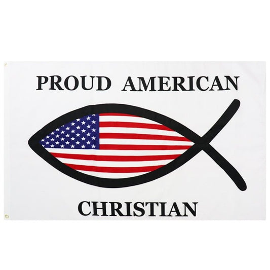 Proud American Christian Flag