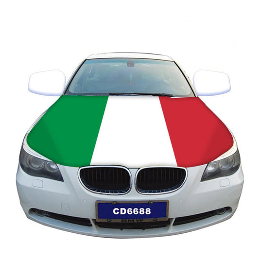 Italy Flag Car Hood Cover