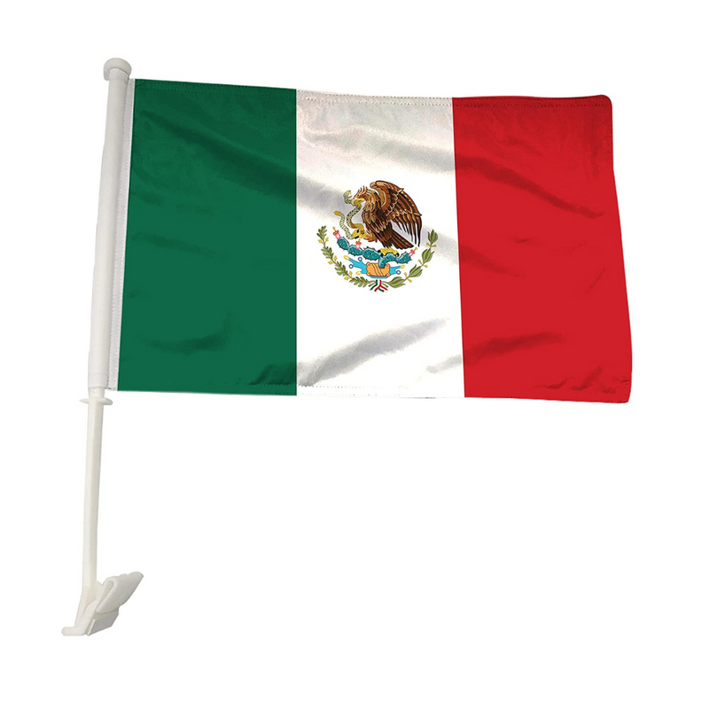Mexico Car Window Mounted Flag