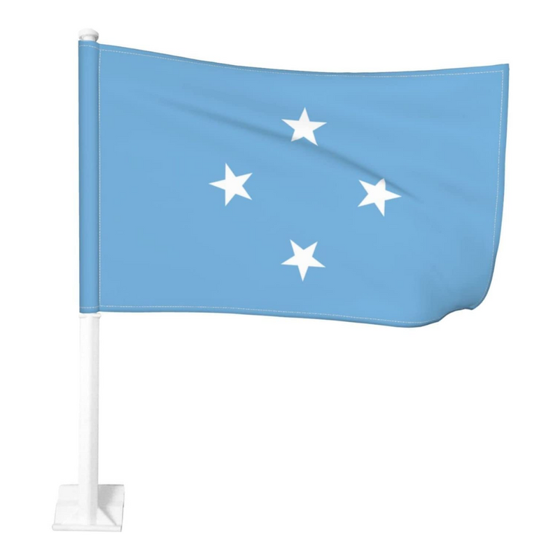 Micronesia Federated States Car Window Mounted Flag