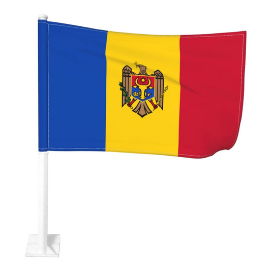 Moldova Car Window Mounted Flag