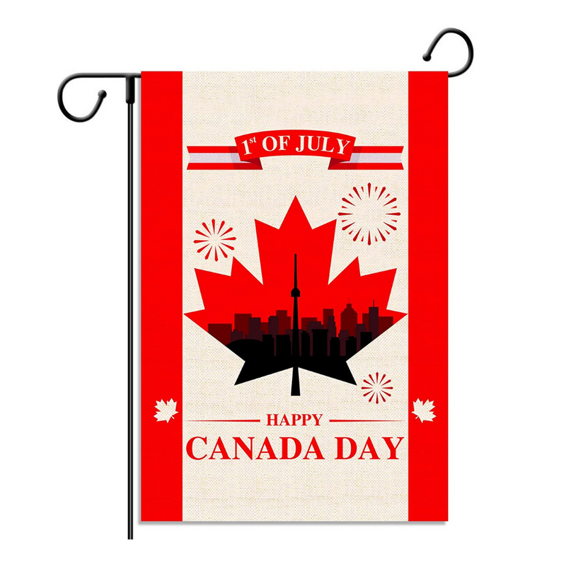 Canadian Independence Garden Outdoor Decoration Flag