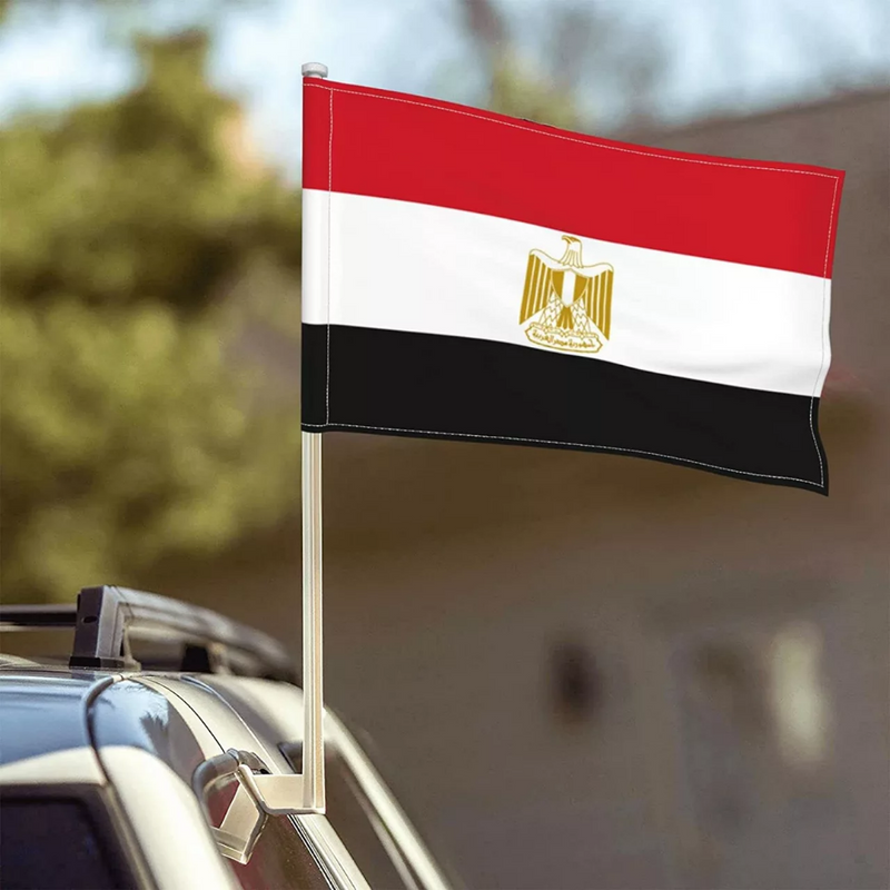 Egypt Car Window Mounted Flag