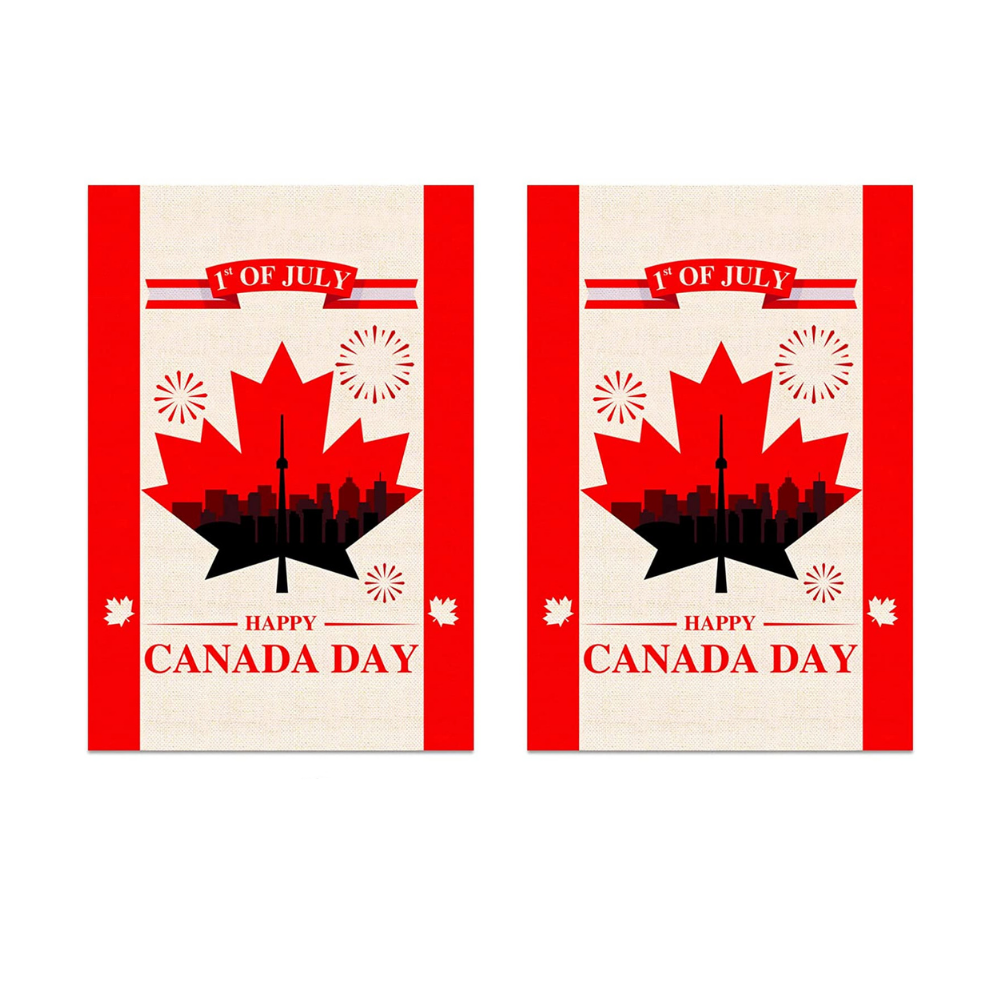 Happy Canada Day Outdoor Flags