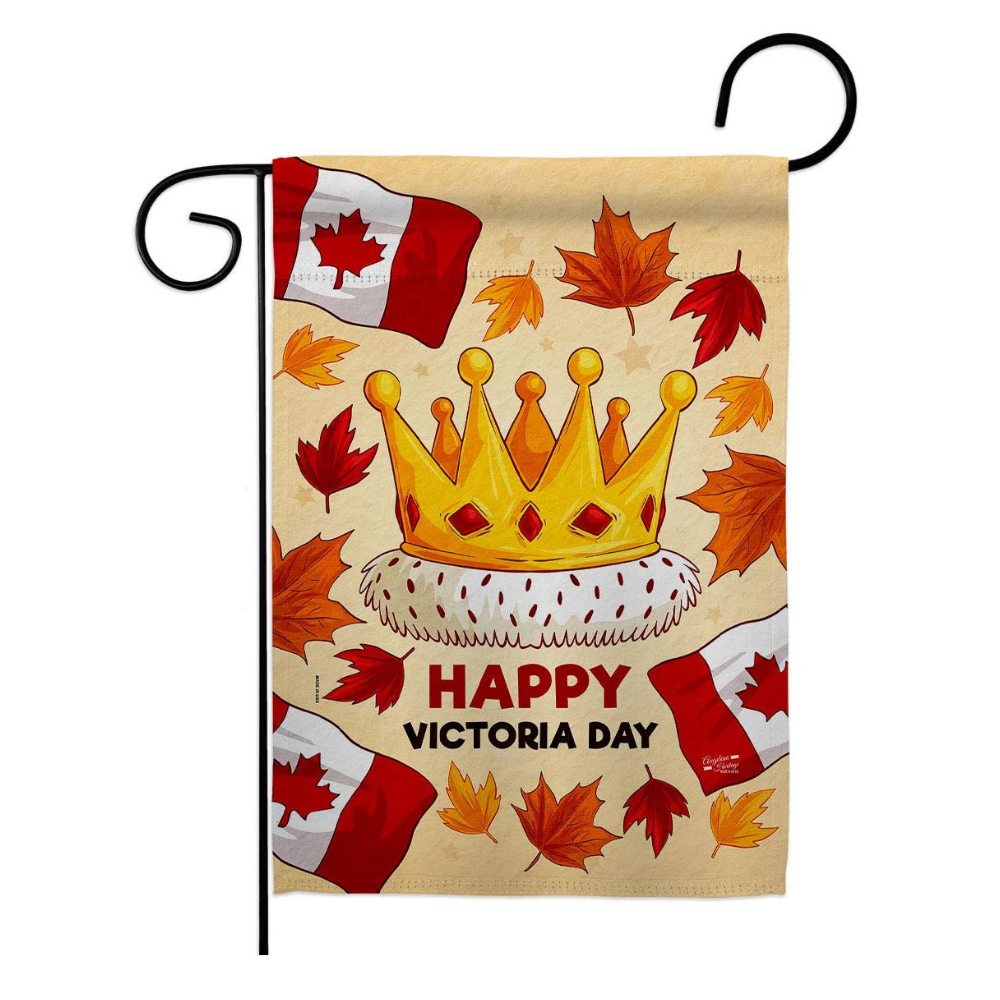 Happy Victoria Day Garden Flag