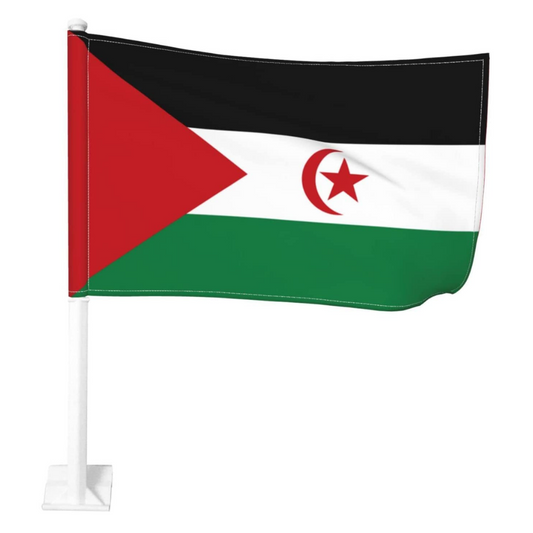 Sahrawi Arab Democratic Republic Car Window Mounted Flag