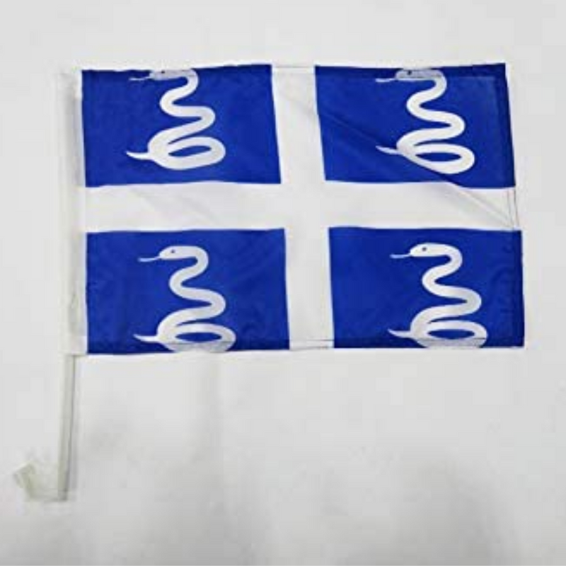 Martinique Car Window Mounted Flag
