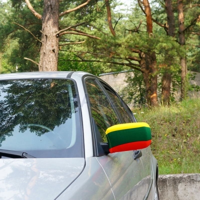 Lithuania Car Side Mirror Flag