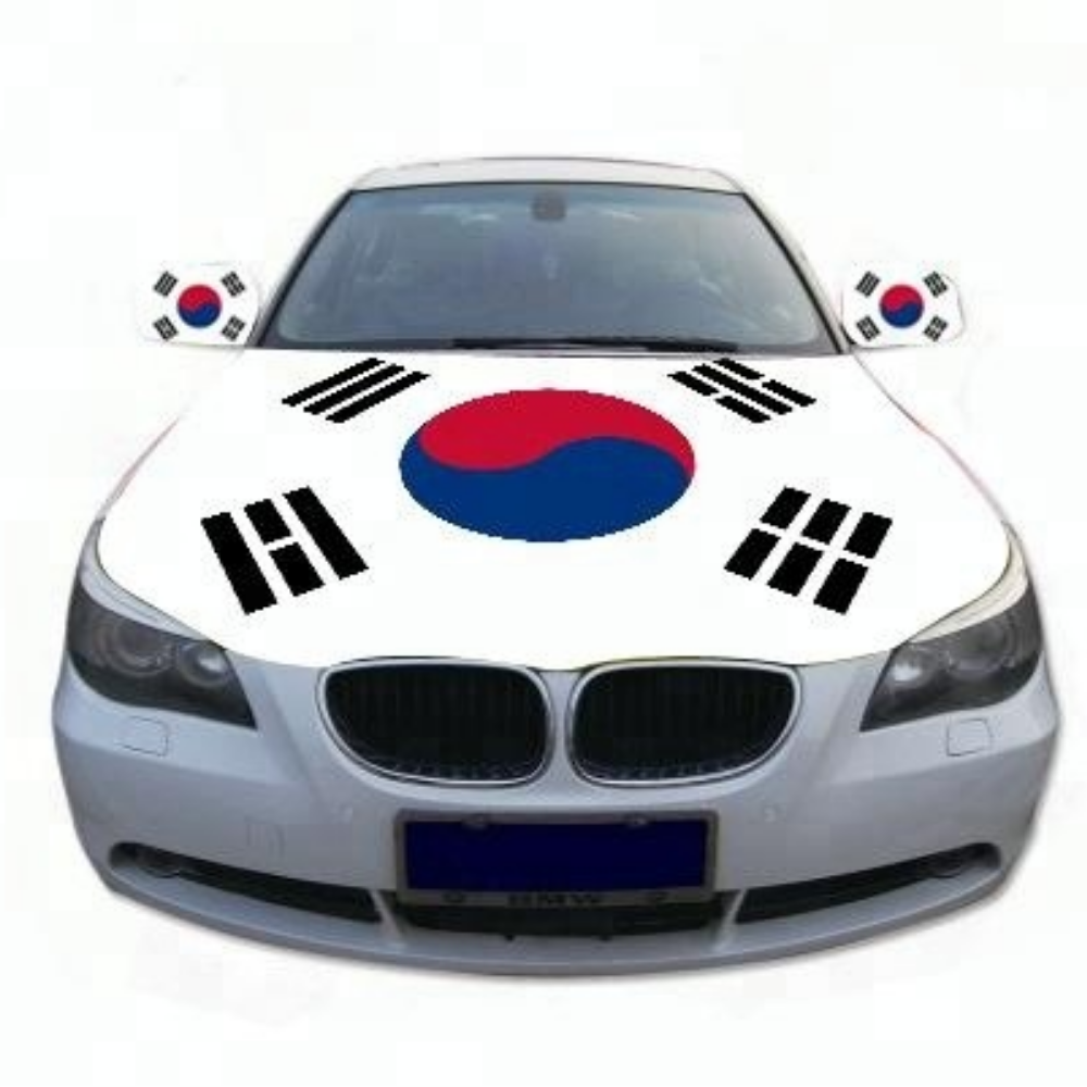 Korea South Flag Car Hood Cover