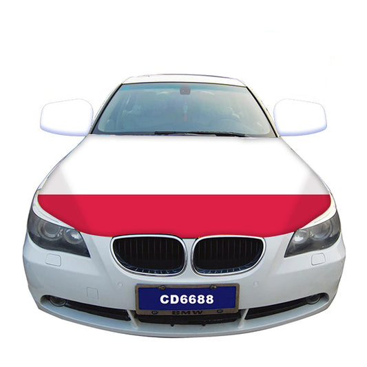 Poland Flag Car Hood Cover