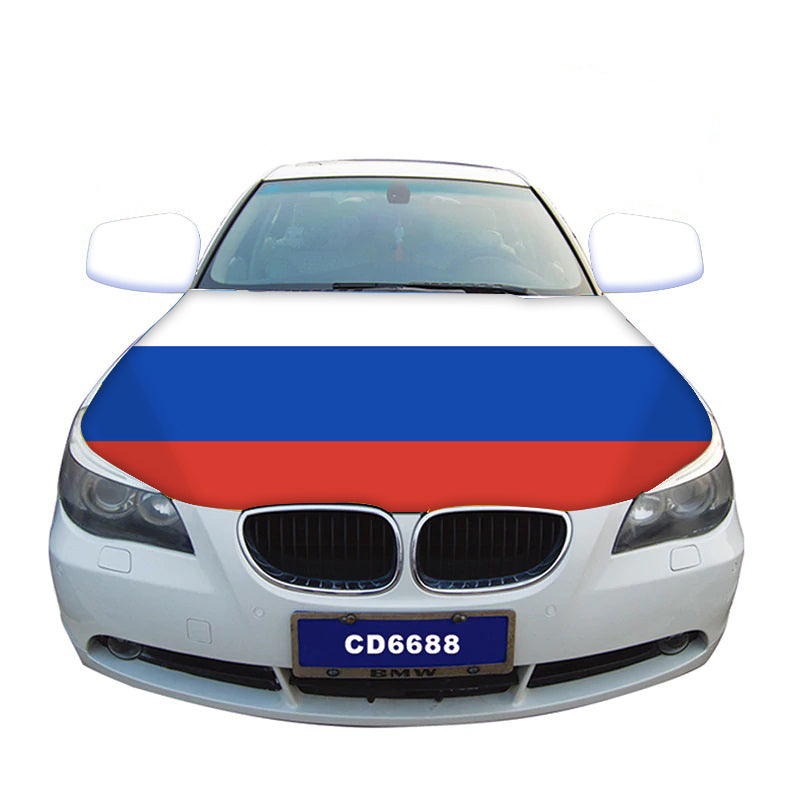 Russia Flag Car Hood Cover