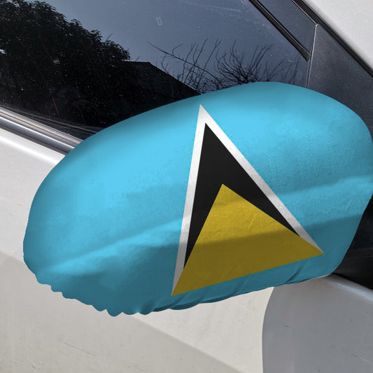 Saint Lucia Side Mirror Flag