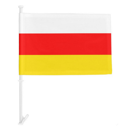 South Ossetia Car Window Mounted Flag