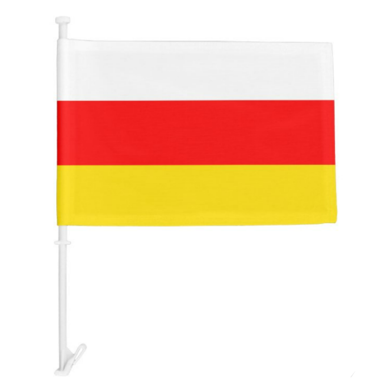 South Ossetia Car Window Mounted Flag