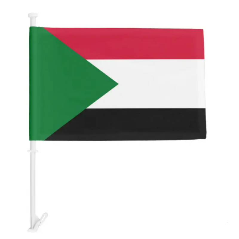 Sudan Car Window Mounted Flag