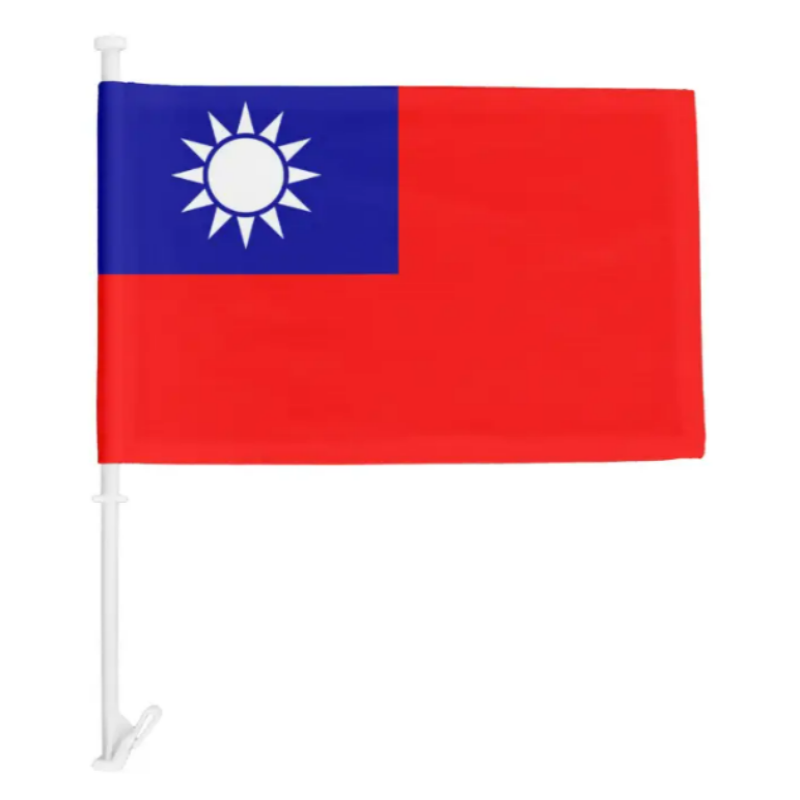 Taiwan Car Window Mounted Flag