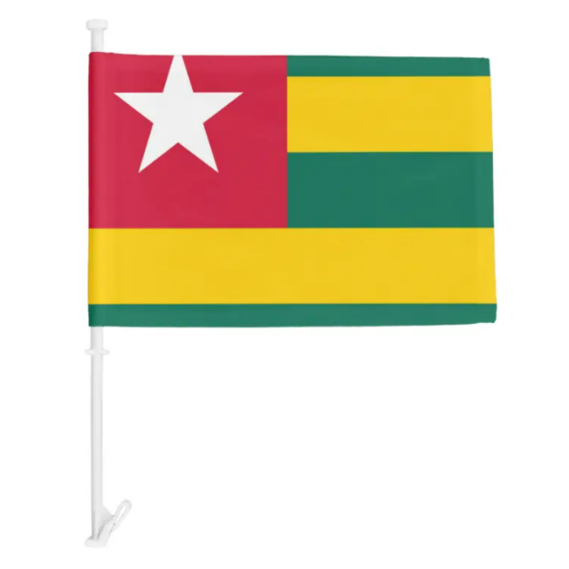 Togo Car Window Mounted Flag