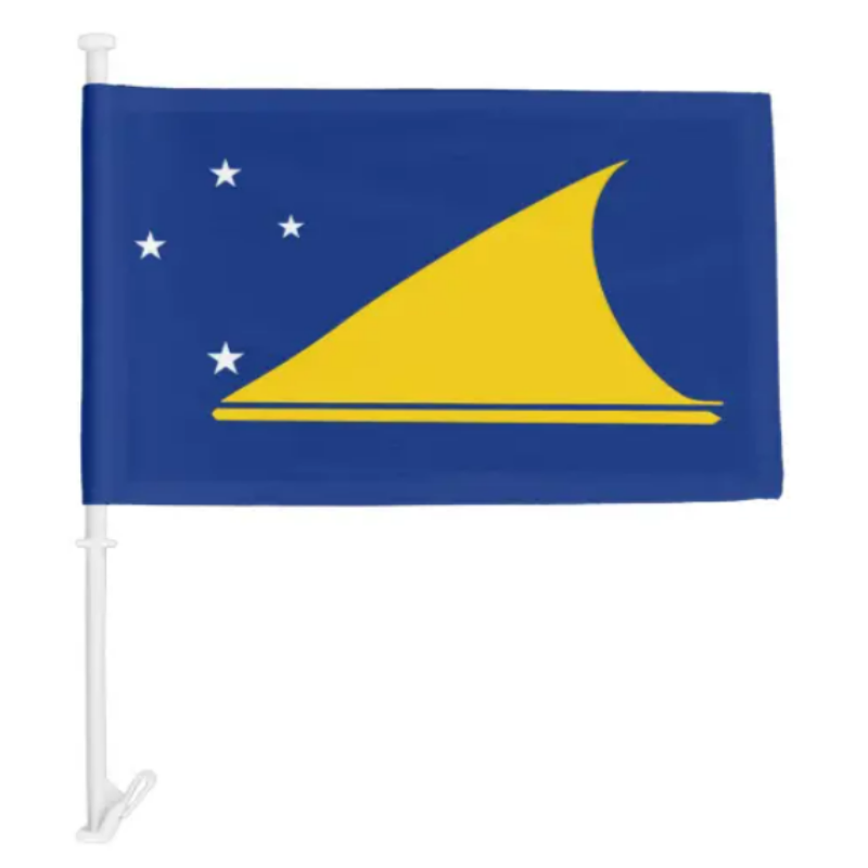 Tokelau Car Window Mounted Flag