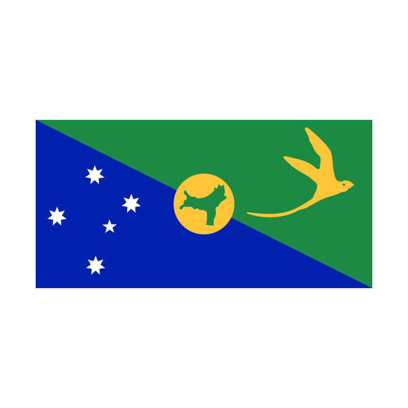 Christmas Island Flag, Civil and State Flag, Double Stitched, vibrant Colours, Polyester, 90X150cm