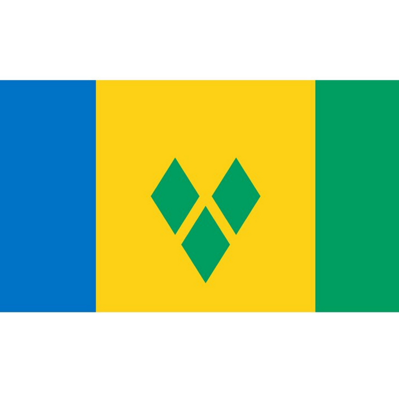 Saint Vincent and the Grenadines Flag, Archipelago National Flags, Polyester Durable 90X150cm
