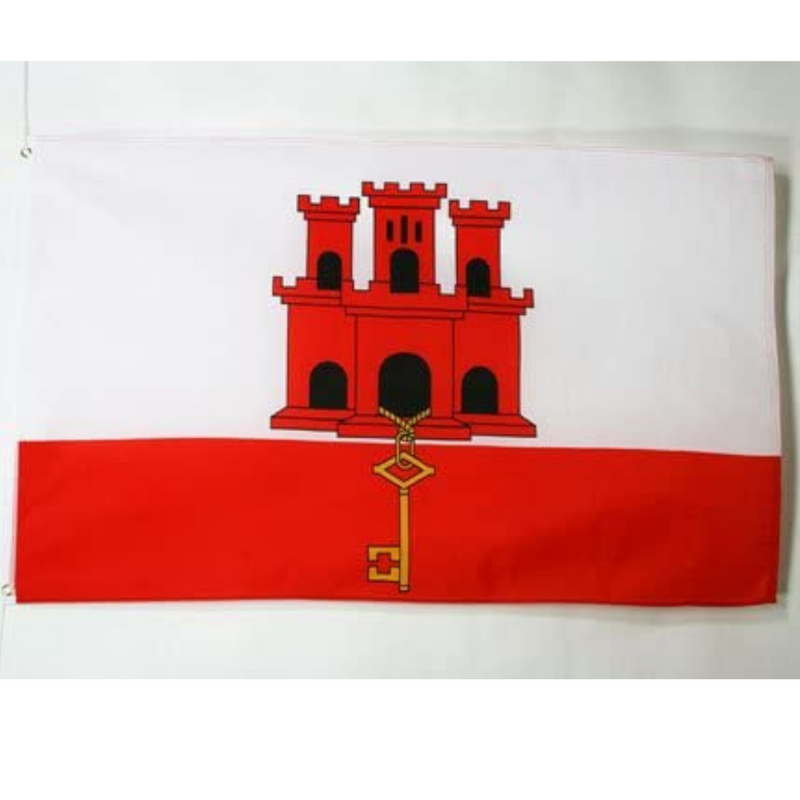Gibraltarian Flag, Flag of Gibraltar, UV Proof, Polyester, 90X150cm