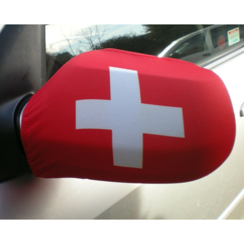 Switzerland Car Side Mirror Flag