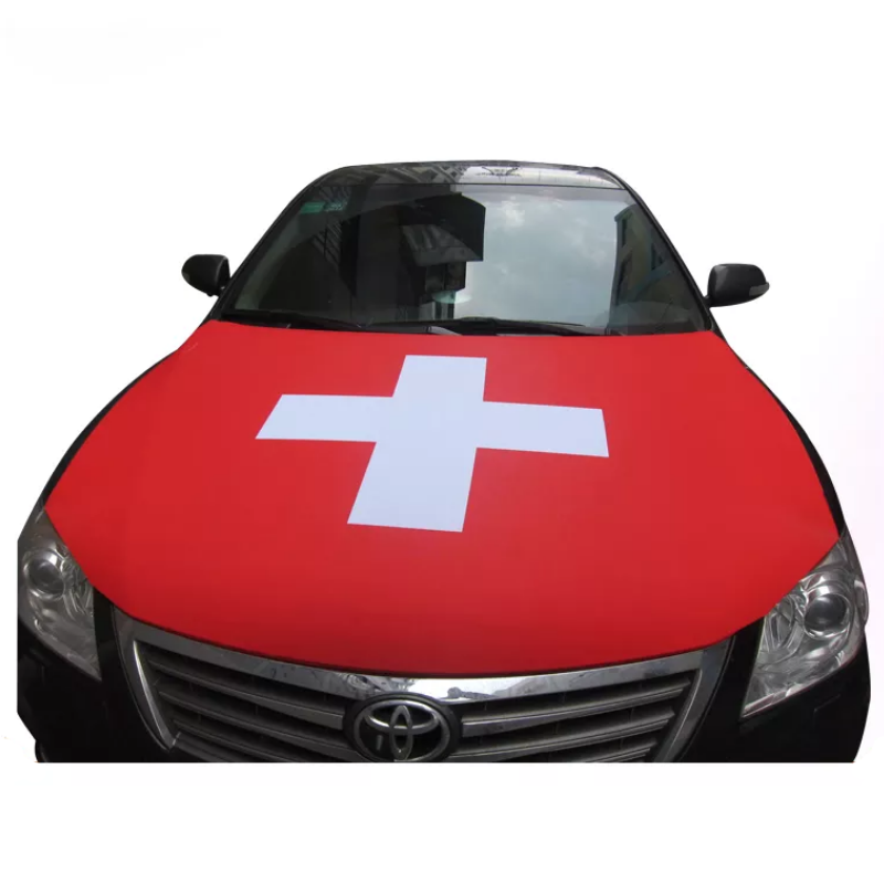 Switzerland Car Hood Cover Flag