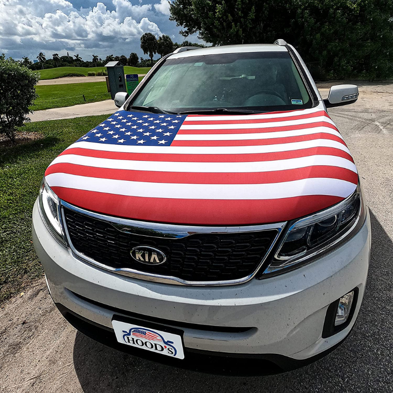 United States Flag Car Hood Cover Country Flags