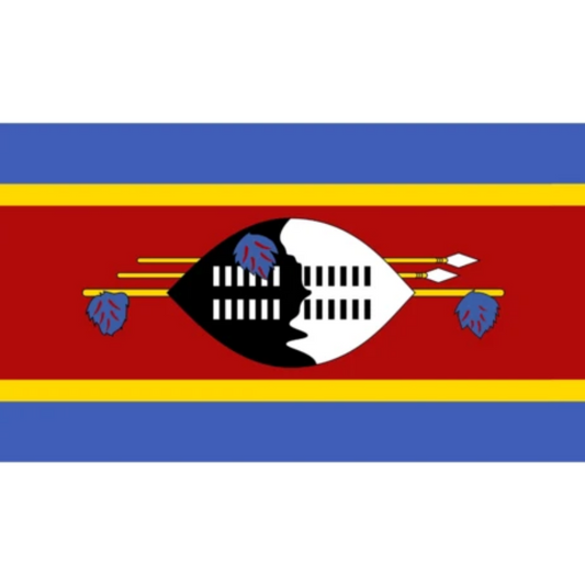 Swaziland Flag, Countries and Flags Eswatini, Polyester Double Stitched Durable 90X150cm