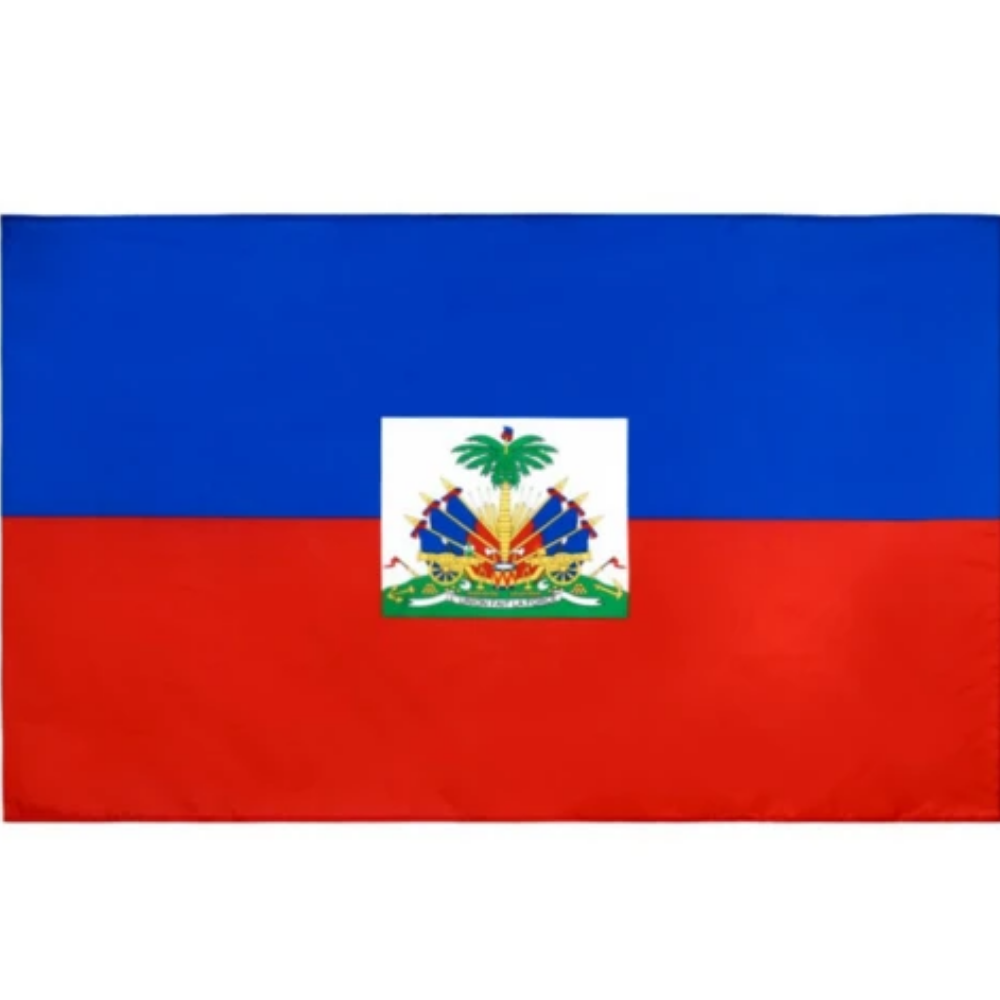 Haitian flag, National and Globe Flags, Polyester, Red Blue 90X150cm