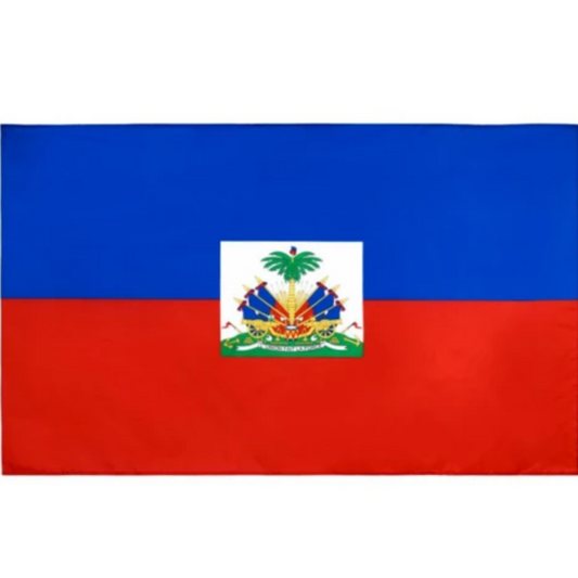 Haitian flag, National and Globe Flags, Polyester, Red Blue 90X150cm