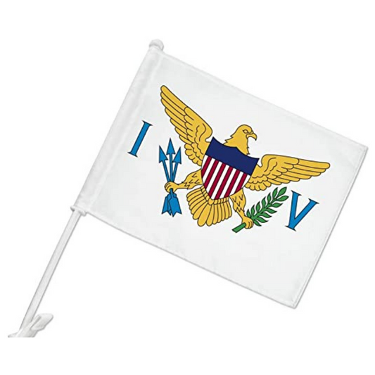 Virgin Islands, U.S Car Window Mounted Flag