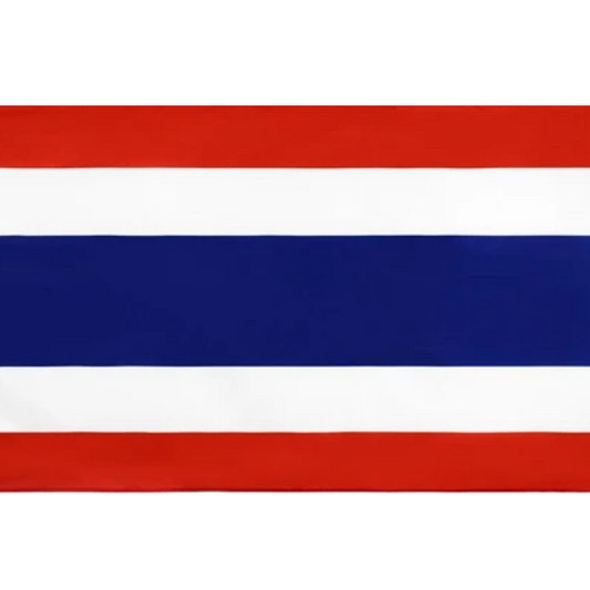 Thai Flag, Tricolor, Vivid Flags of The World, Thailand National Flag, Polyester 90X150cm