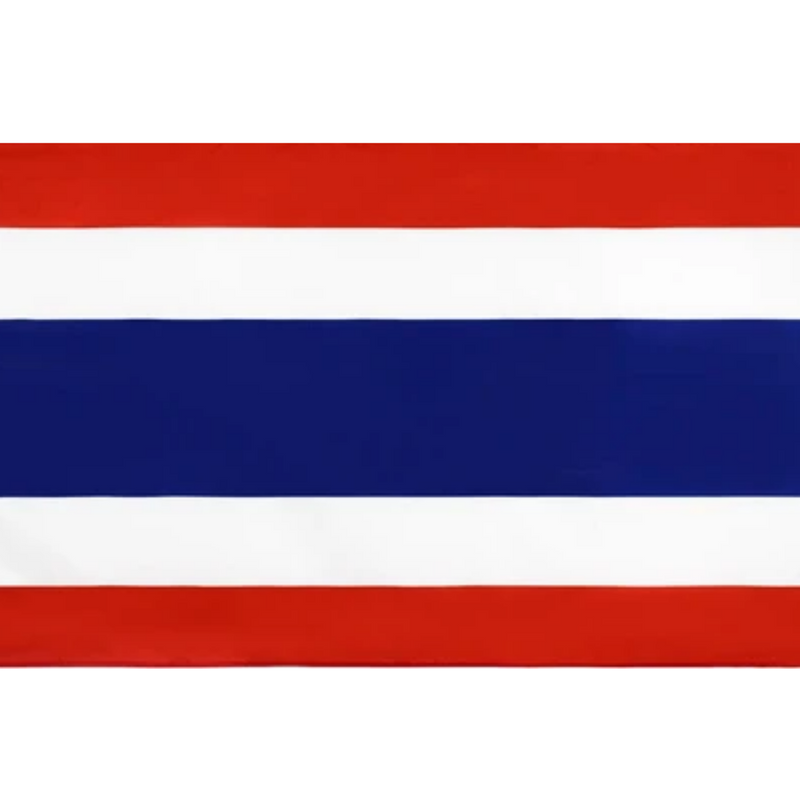 Thai Flag, Tricolor, Vivid Flags of The World, Thailand National Flag, Polyester 90X150cm