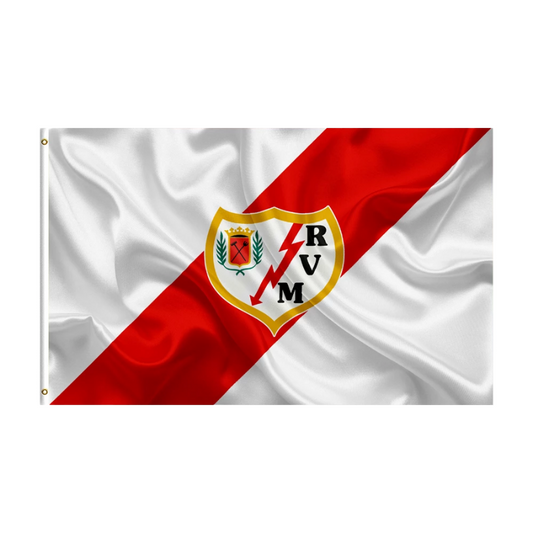 Rayo Vallecano de Madrid Flag