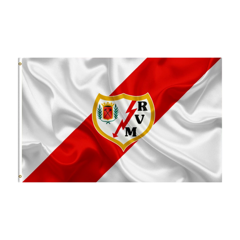 Rayo Vallecano de Madrid Flag