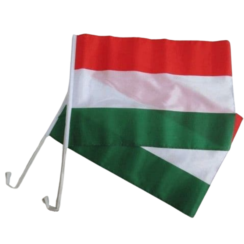 Hungary Car Window Mounted Flag